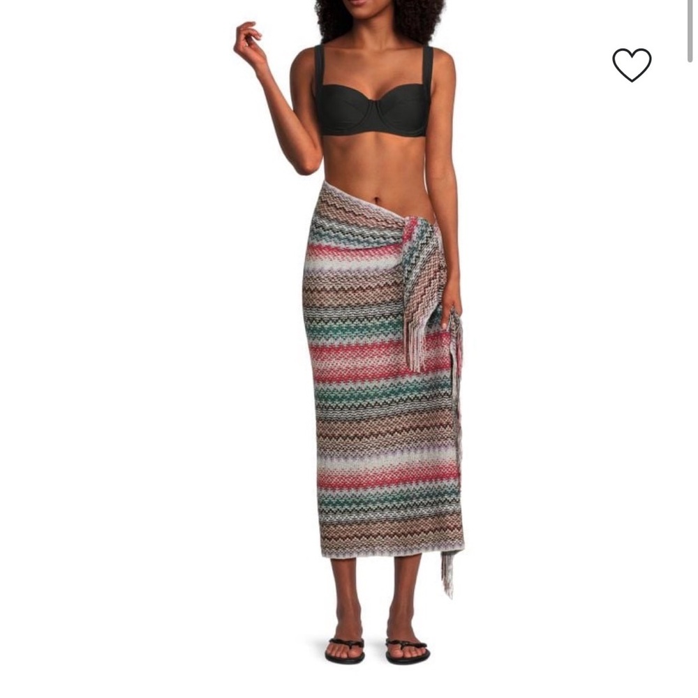 Missoni Metallic Knit Sarong/Scarf/Shawl